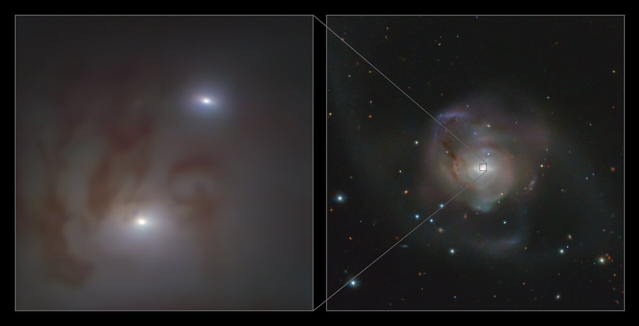 Najbližší a najtesnejší pár superhmotných čiernych dier