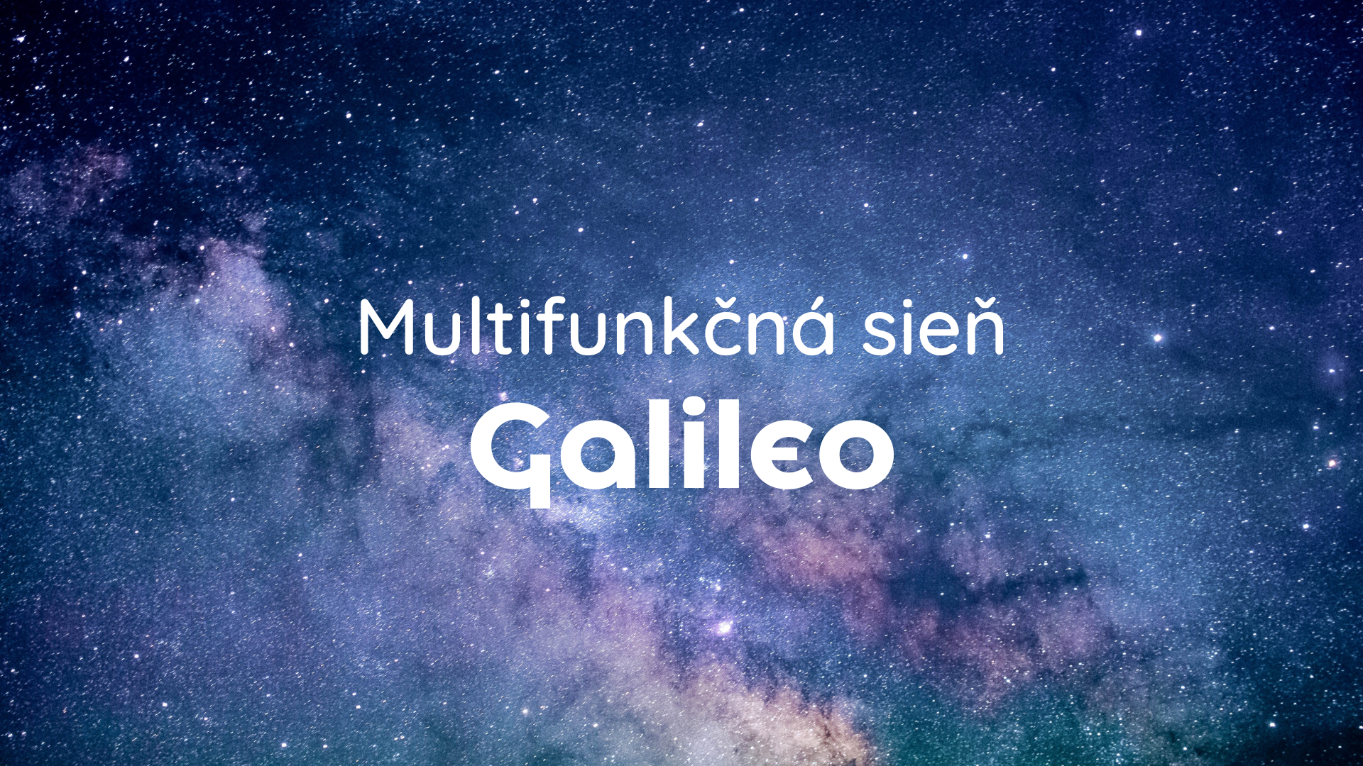 Multifunkčná sieň GALILEO