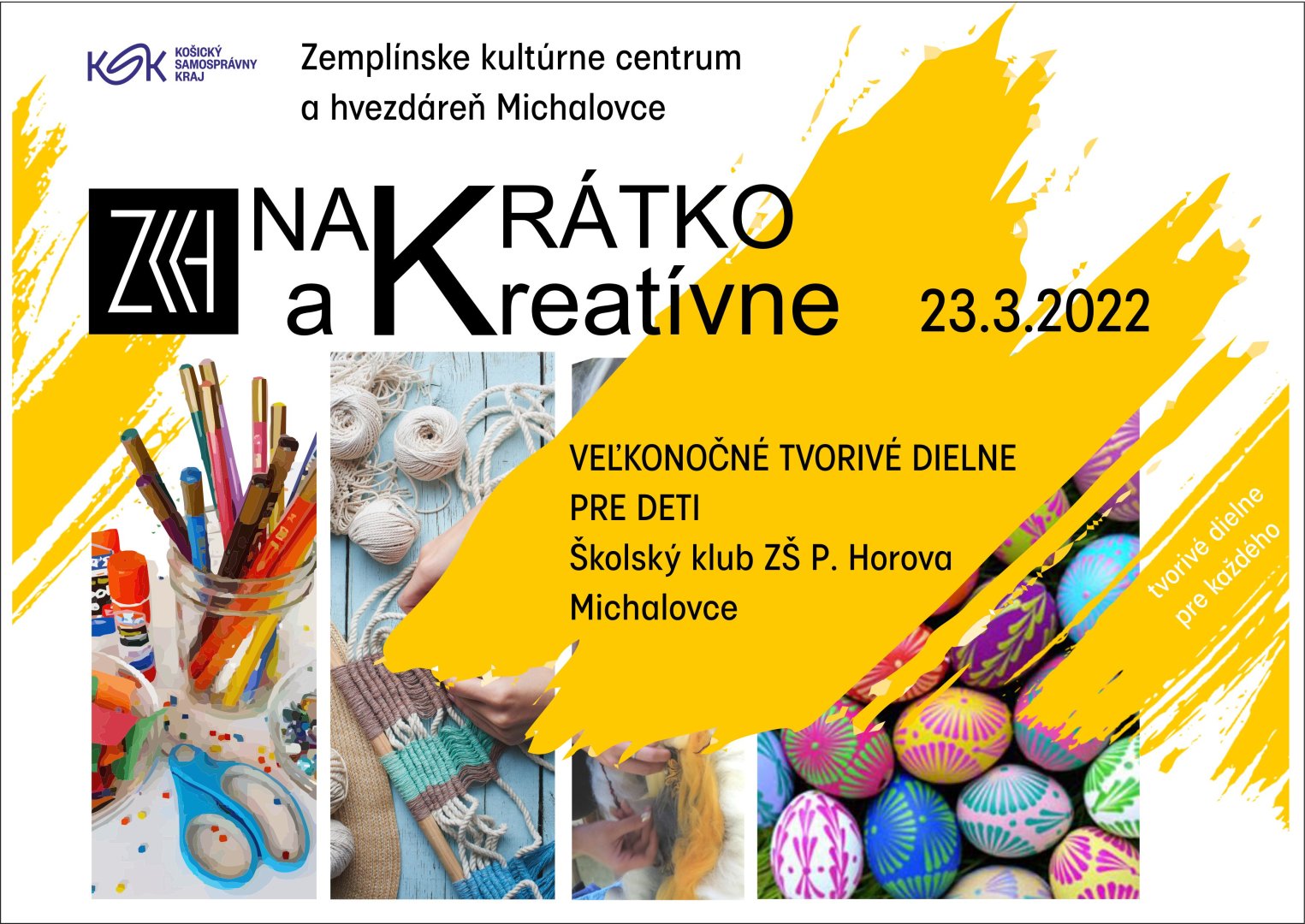Nakrátko a Kreatívne- TD pre deti