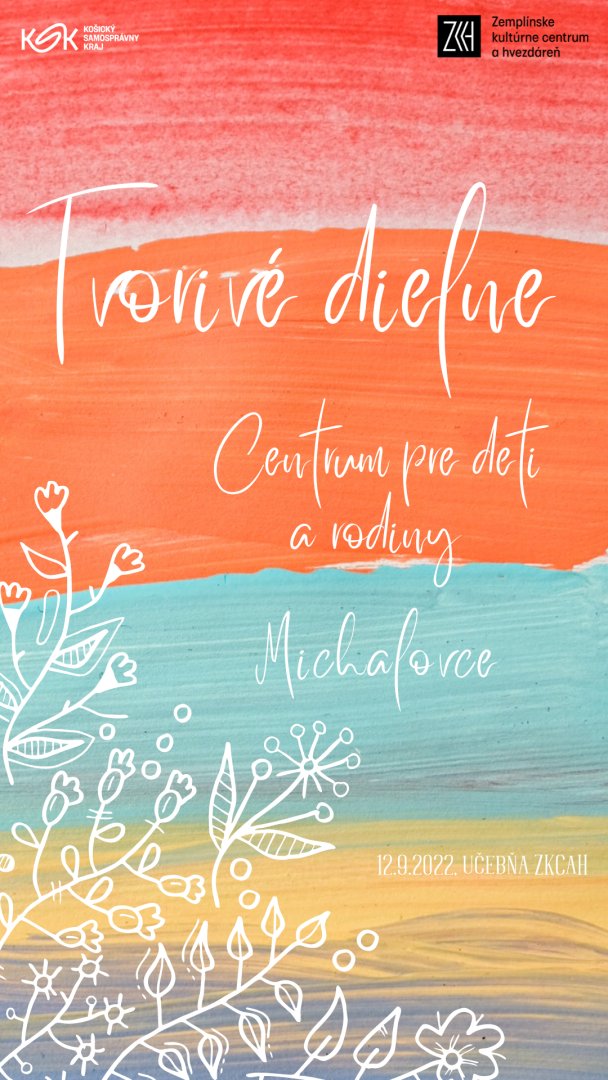 Tvorivé dielne pre Centrum pre deti a rodiny