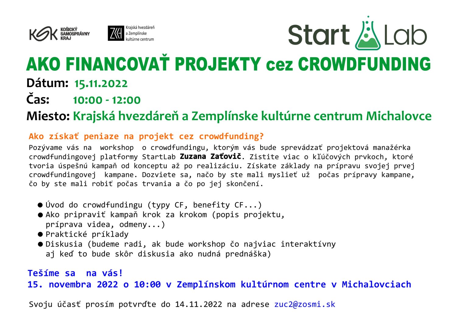 Workshop - Crowdfunding