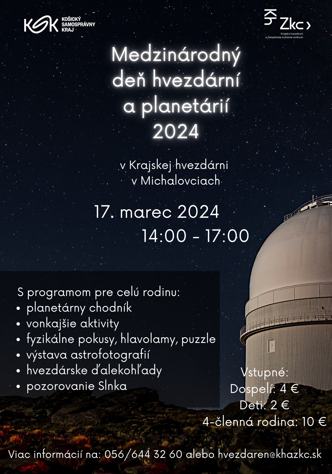 MEDZINÁRODNÝ DEŇ HVEZDÁRNÍ A PLANETÁRIÍ 2024