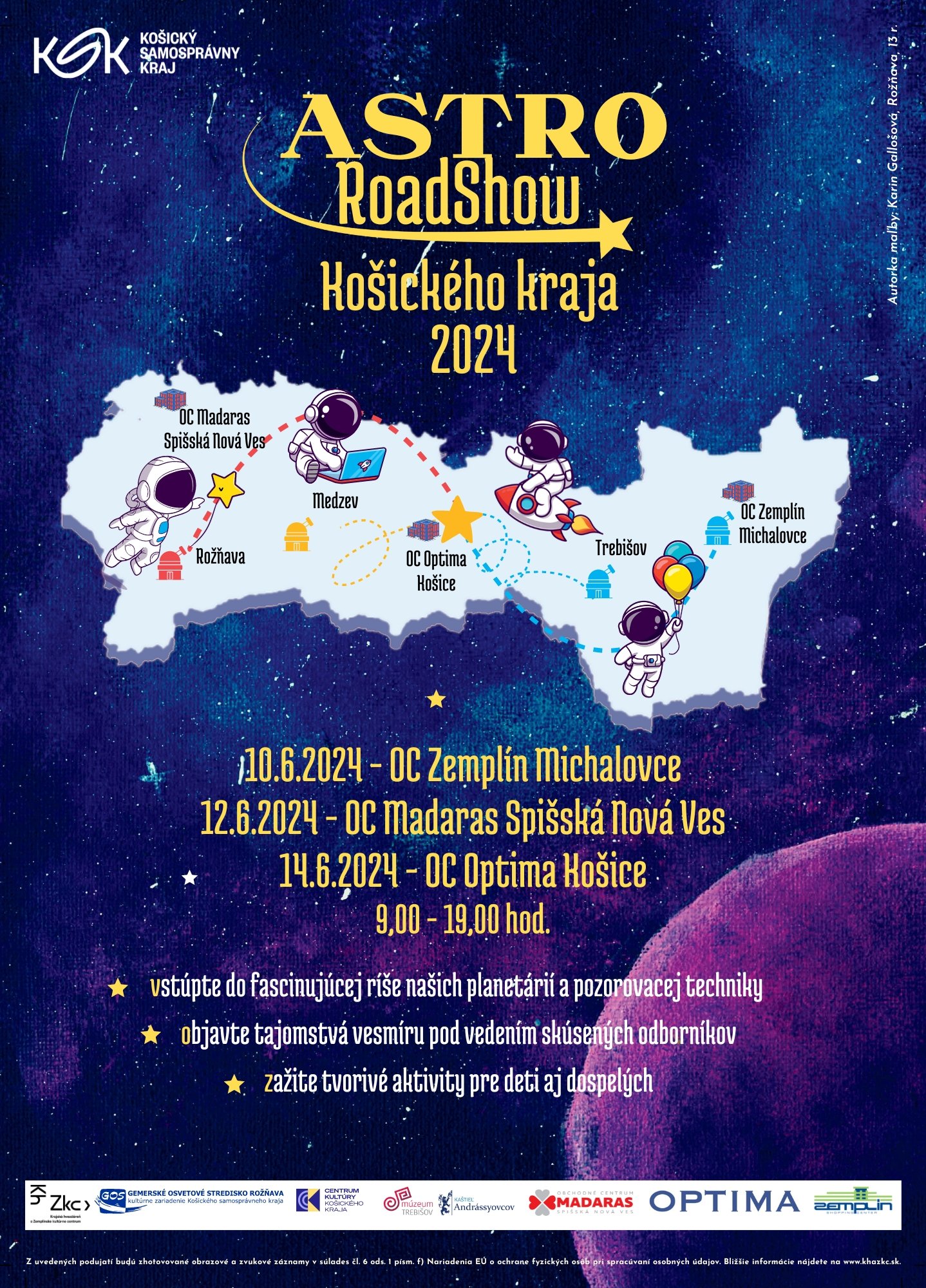 AstroRoadShow 2024 Košického samosprávneho kraja