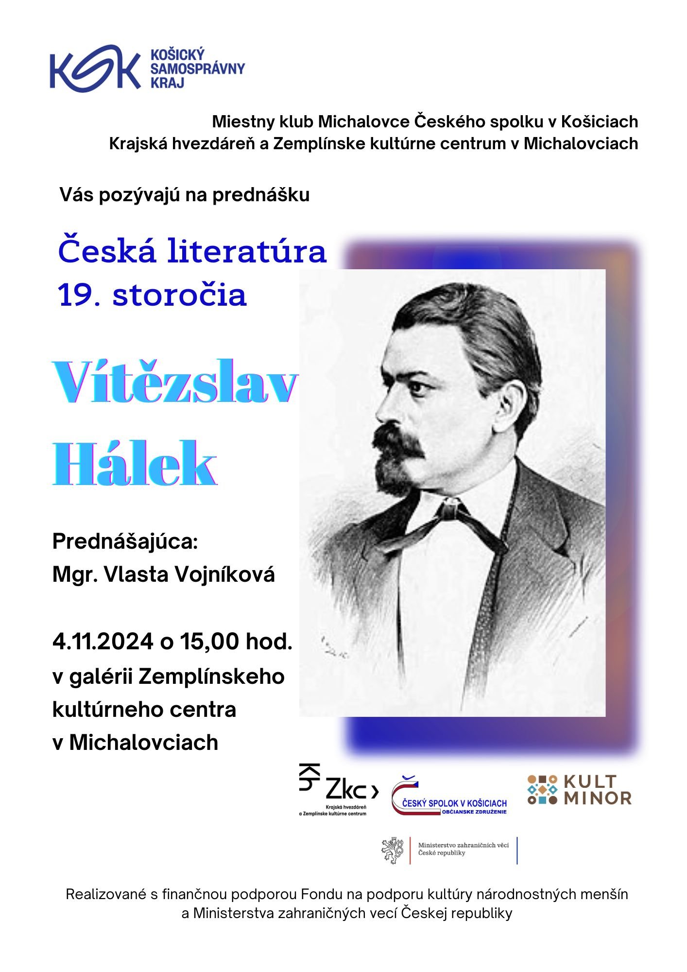 Česká literatúra 19.storočia - Vítězslav Hálek