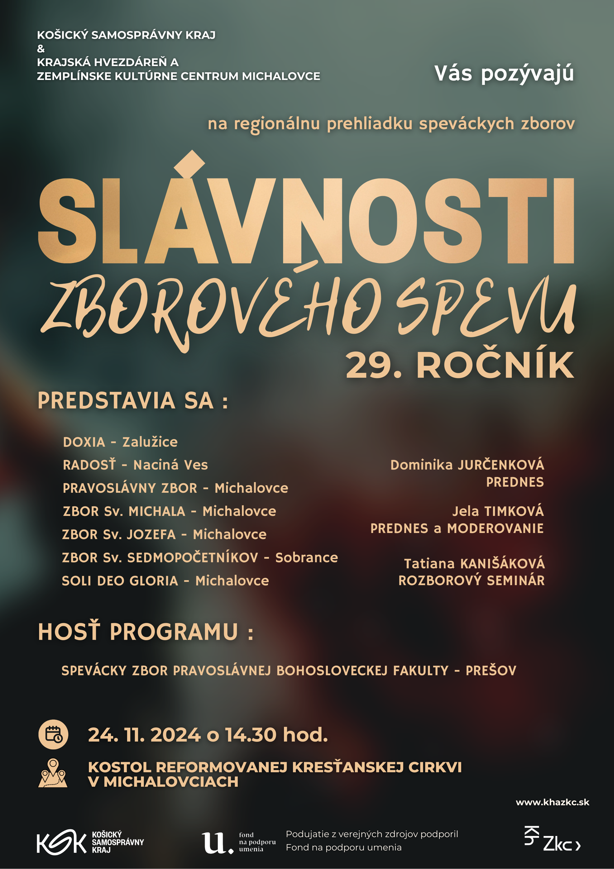 SLÁVNOSTI ZBOROVÉHO SPEVU 2024