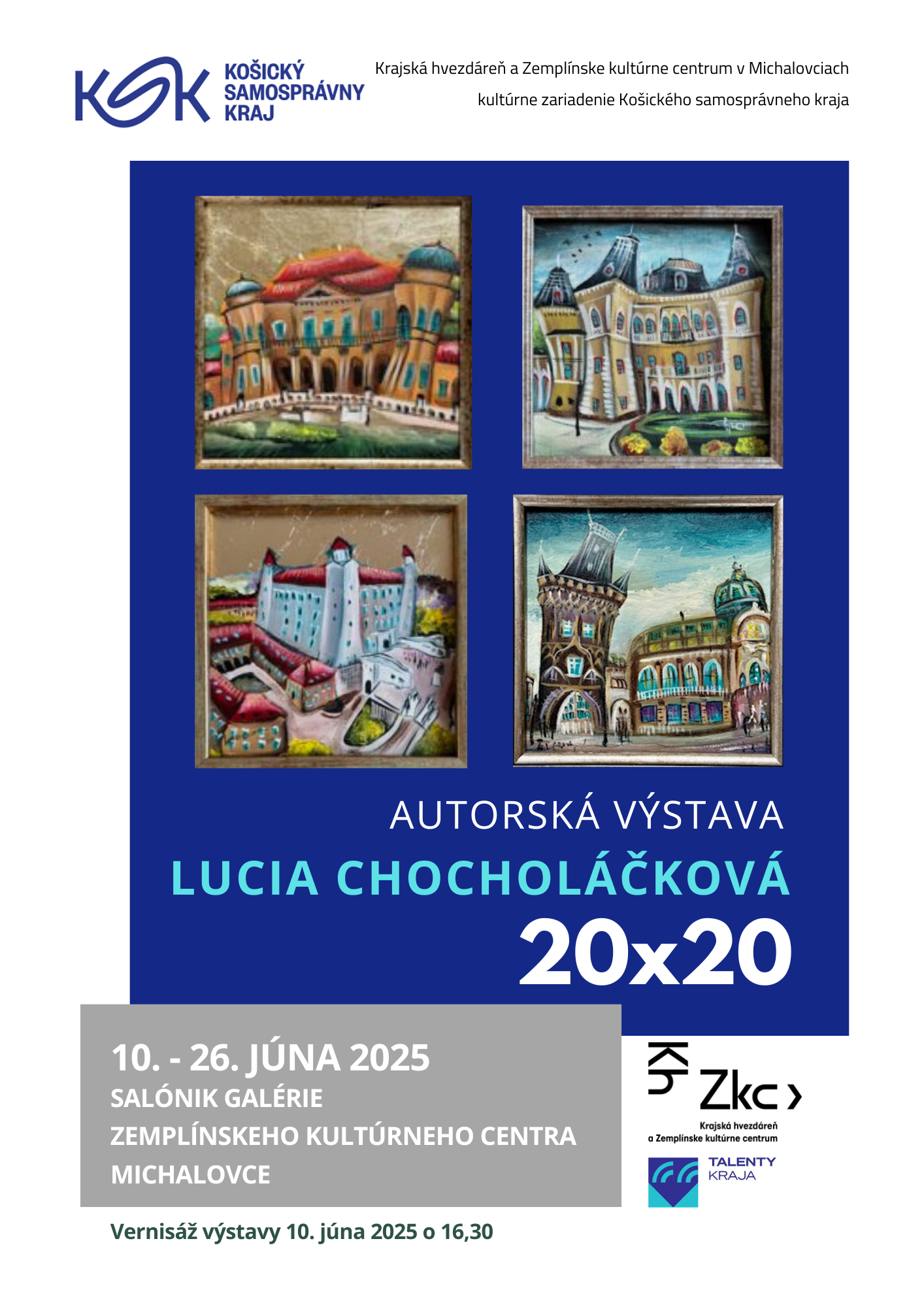 Autorská výstava - Lucia CHOCHOLÁČKOVÁ