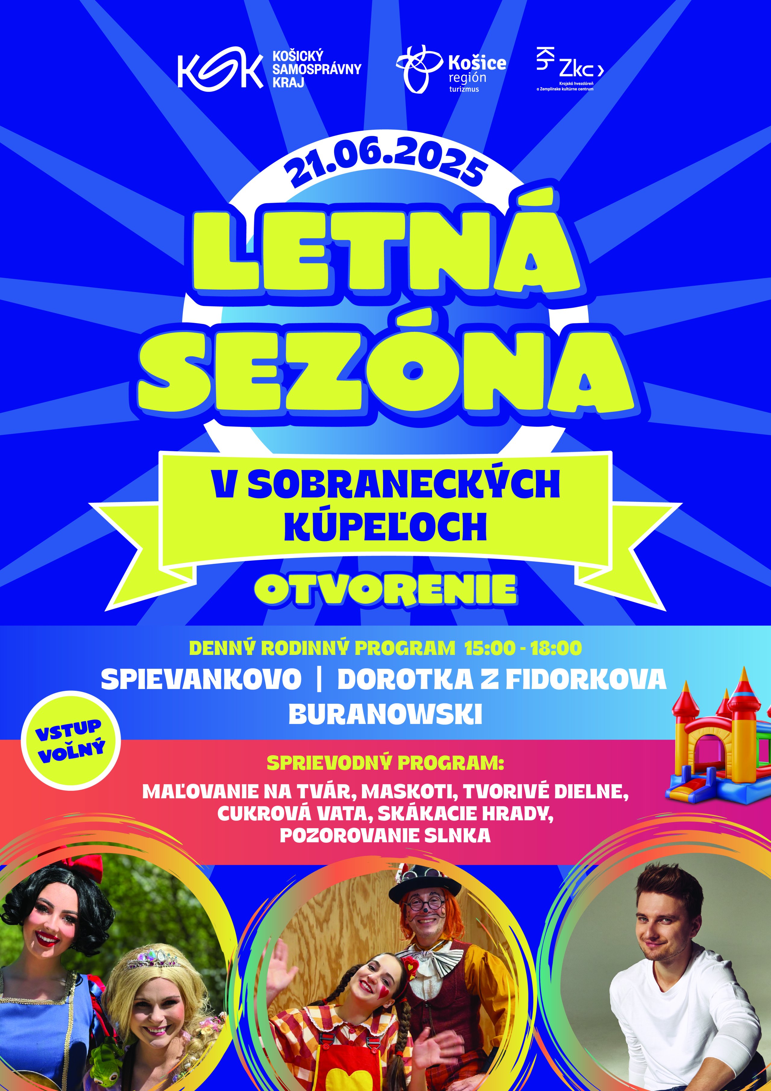 LETNÁ SEZÓNA V SOBRANECKÝCH KÚPEĽOCH - OTVORENIE