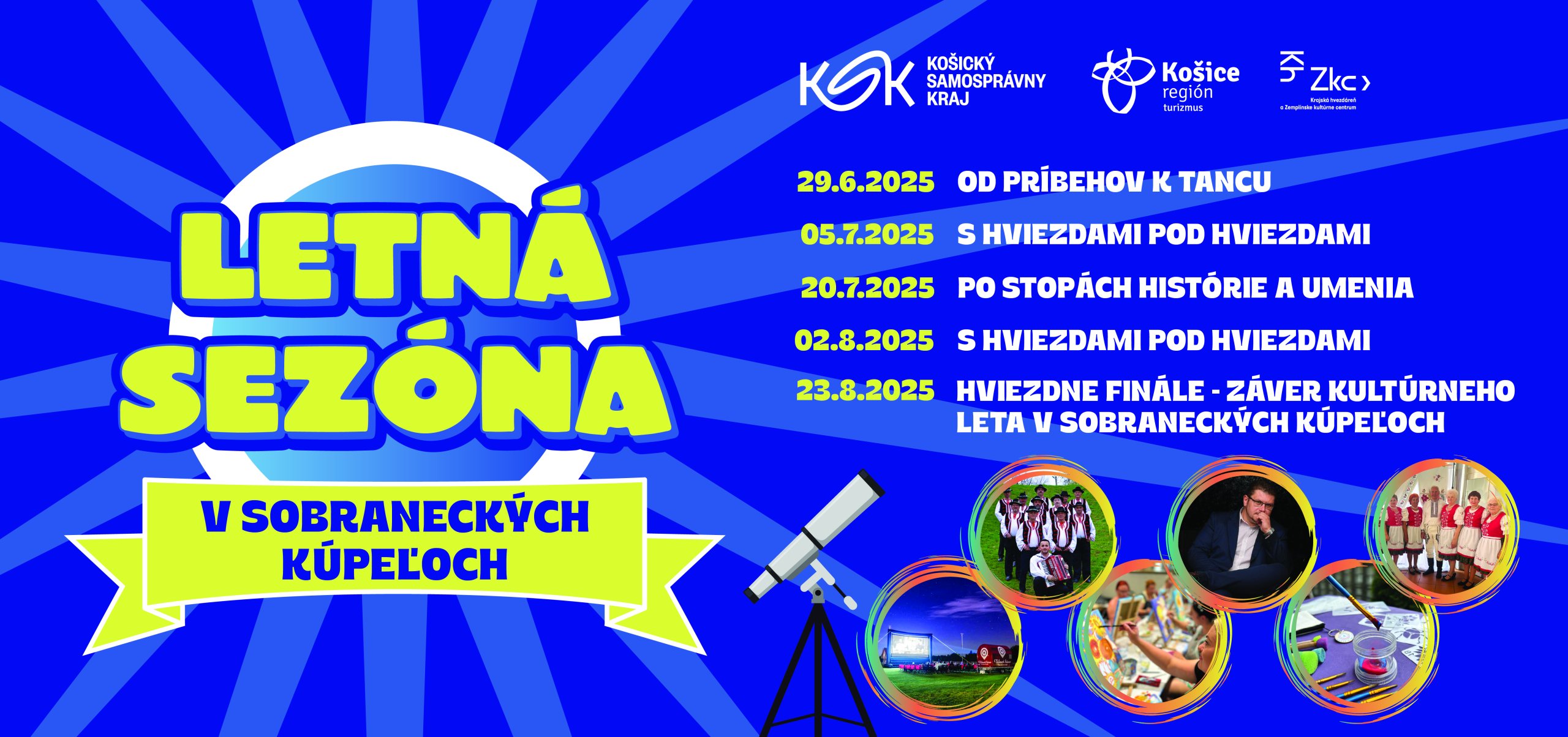 LETNÁ SEZÓNA V SOBRANECKÝCH KÚPEĽOCH