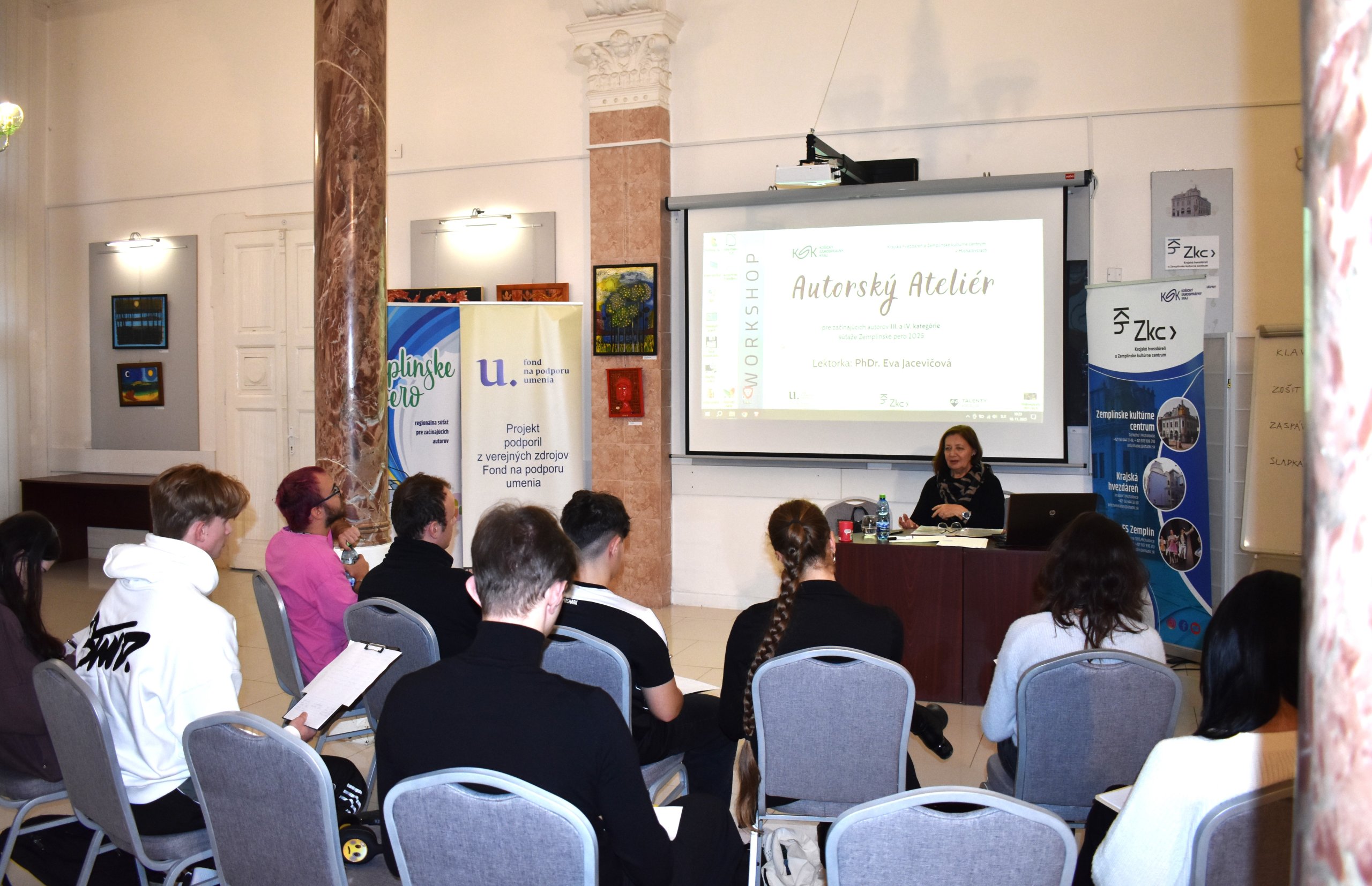 Zemplínske pero 2025 - Workshop - Autorský Ateliér