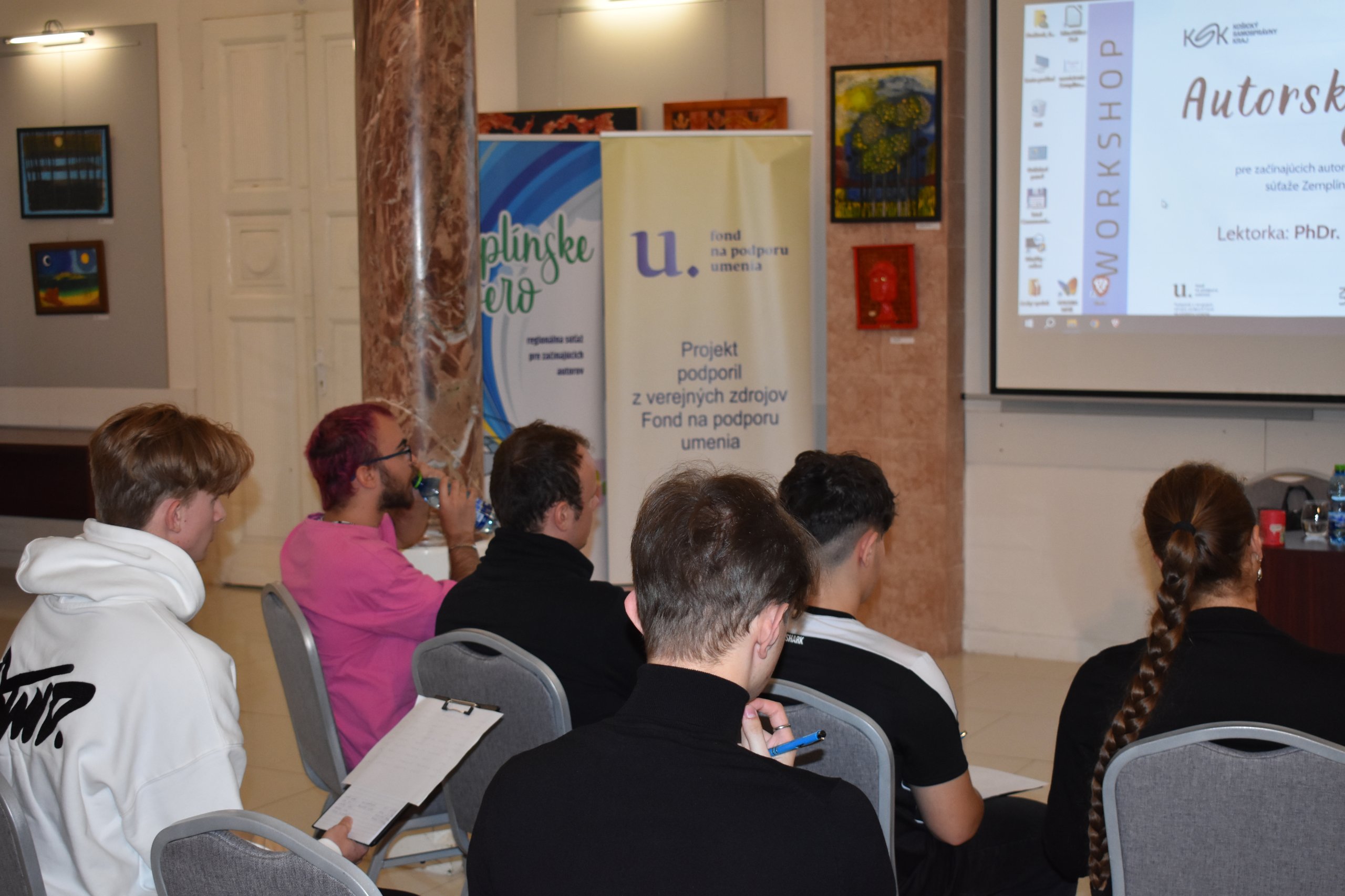 Zemplínske pero 2025 - Workshop - Autorský Ateliér