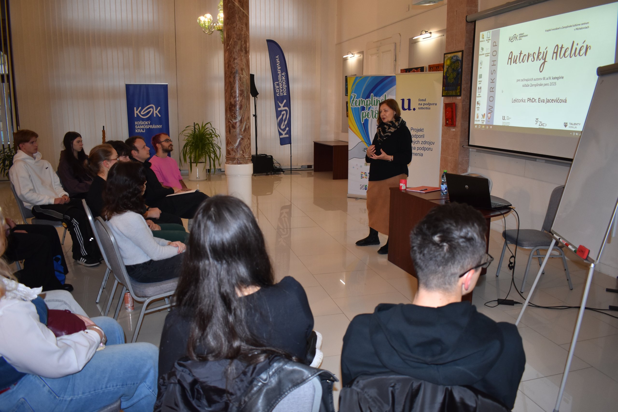 Zemplínske pero 2025 - Workshop - Autorský Ateliér