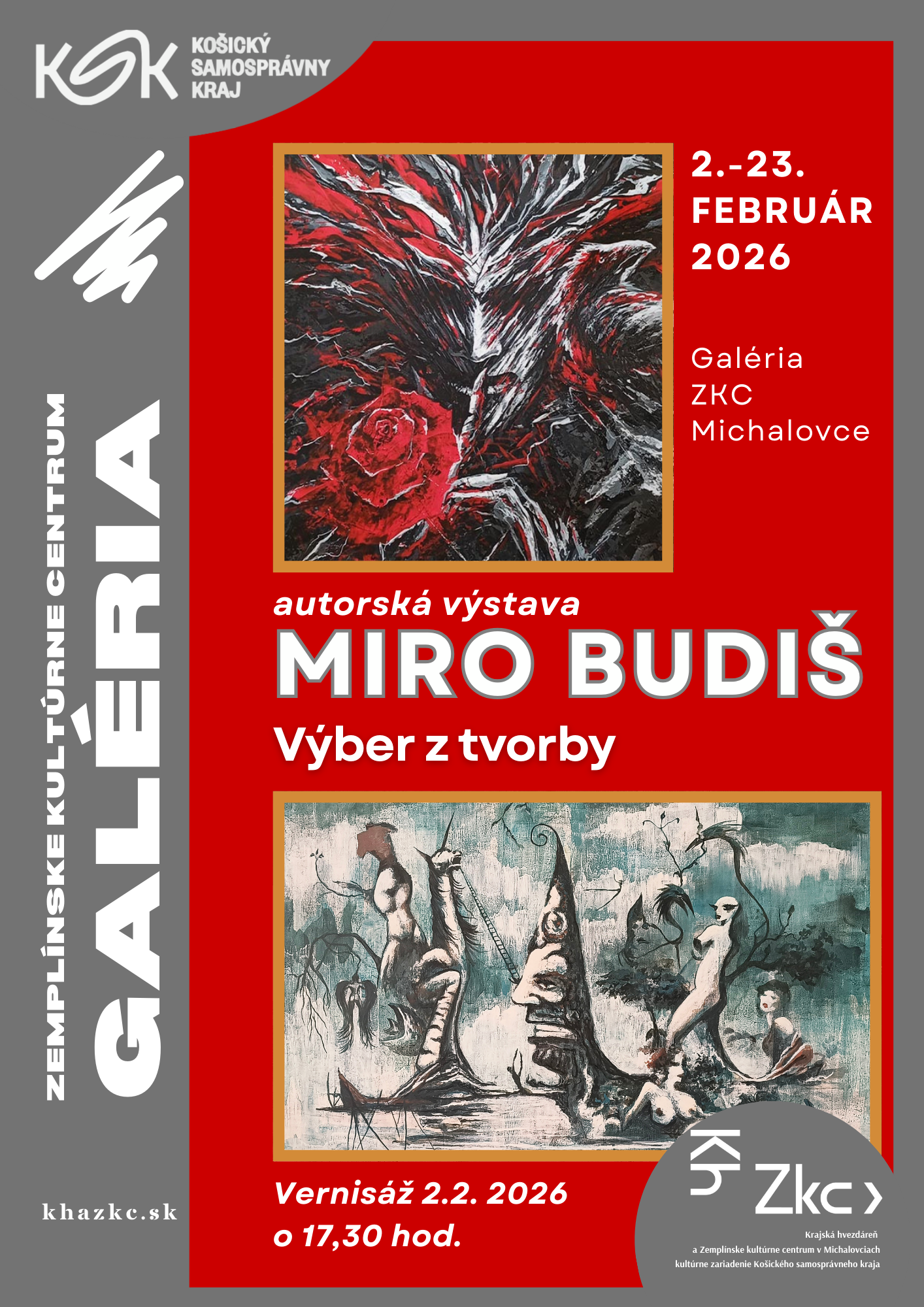Výber z tvorby -  Miro BUDIŠ  - autorská výstava