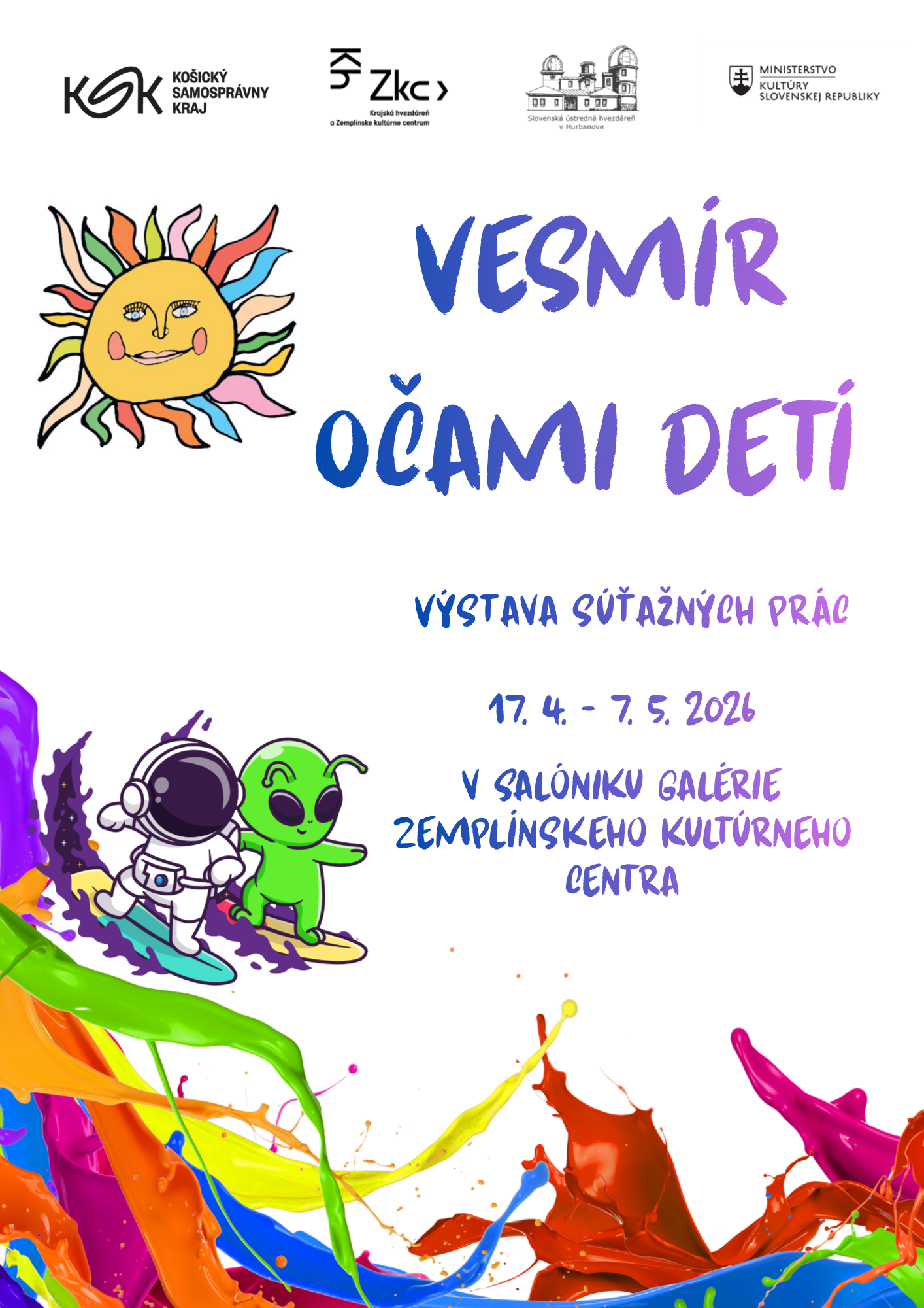 VESMÍR OČAMI DETÍ 2026  - výstava