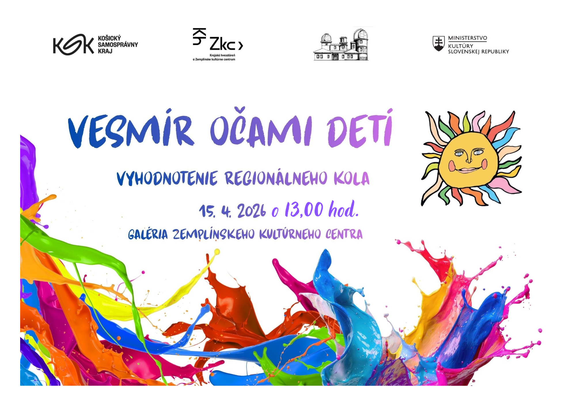 VESMÍR OČAMI DETÍ  2026 - vyhodnotenie