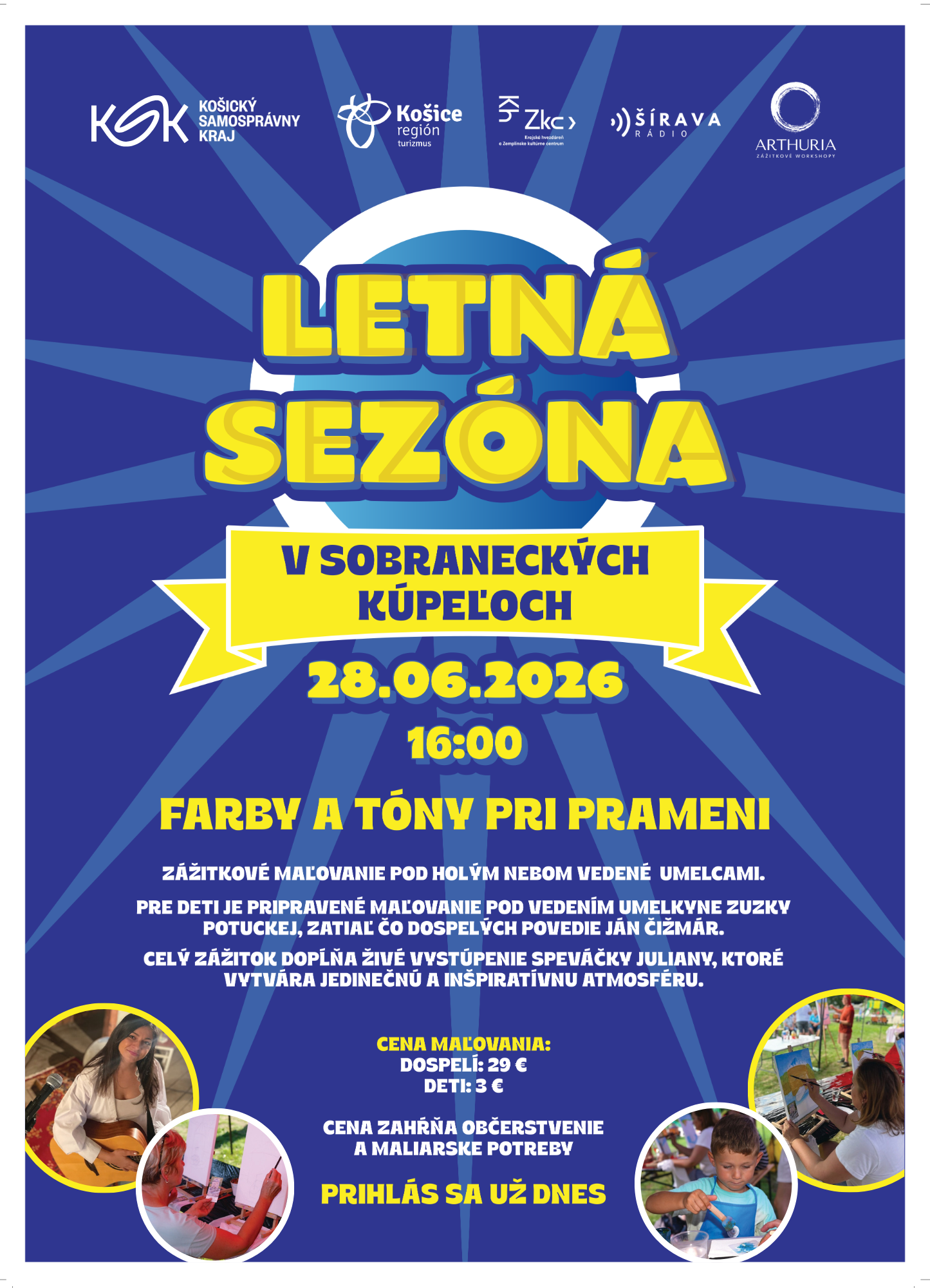 Farby a tóny pri prameni