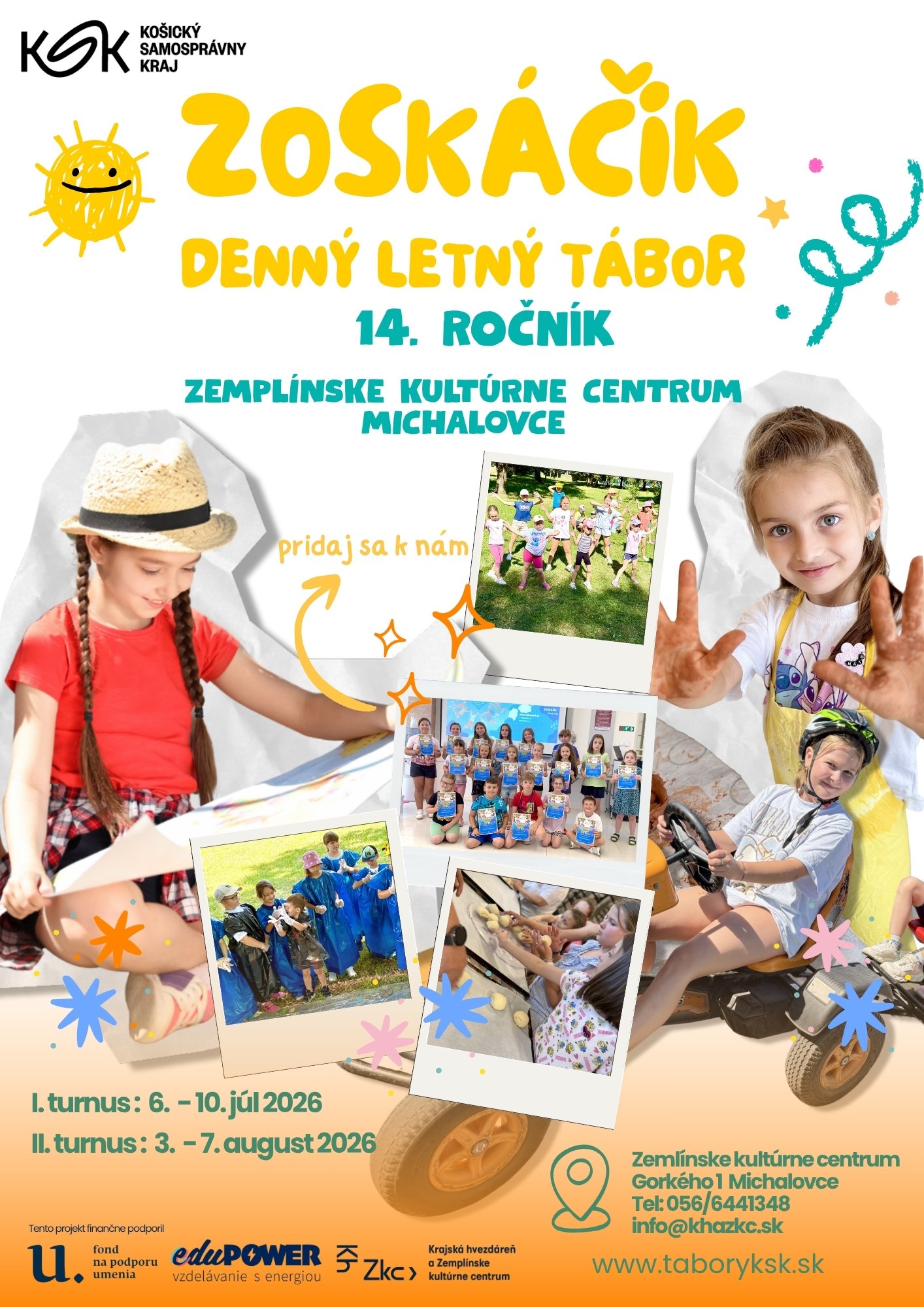 ZOSKÁČIK 2026 - Denný letný tábor