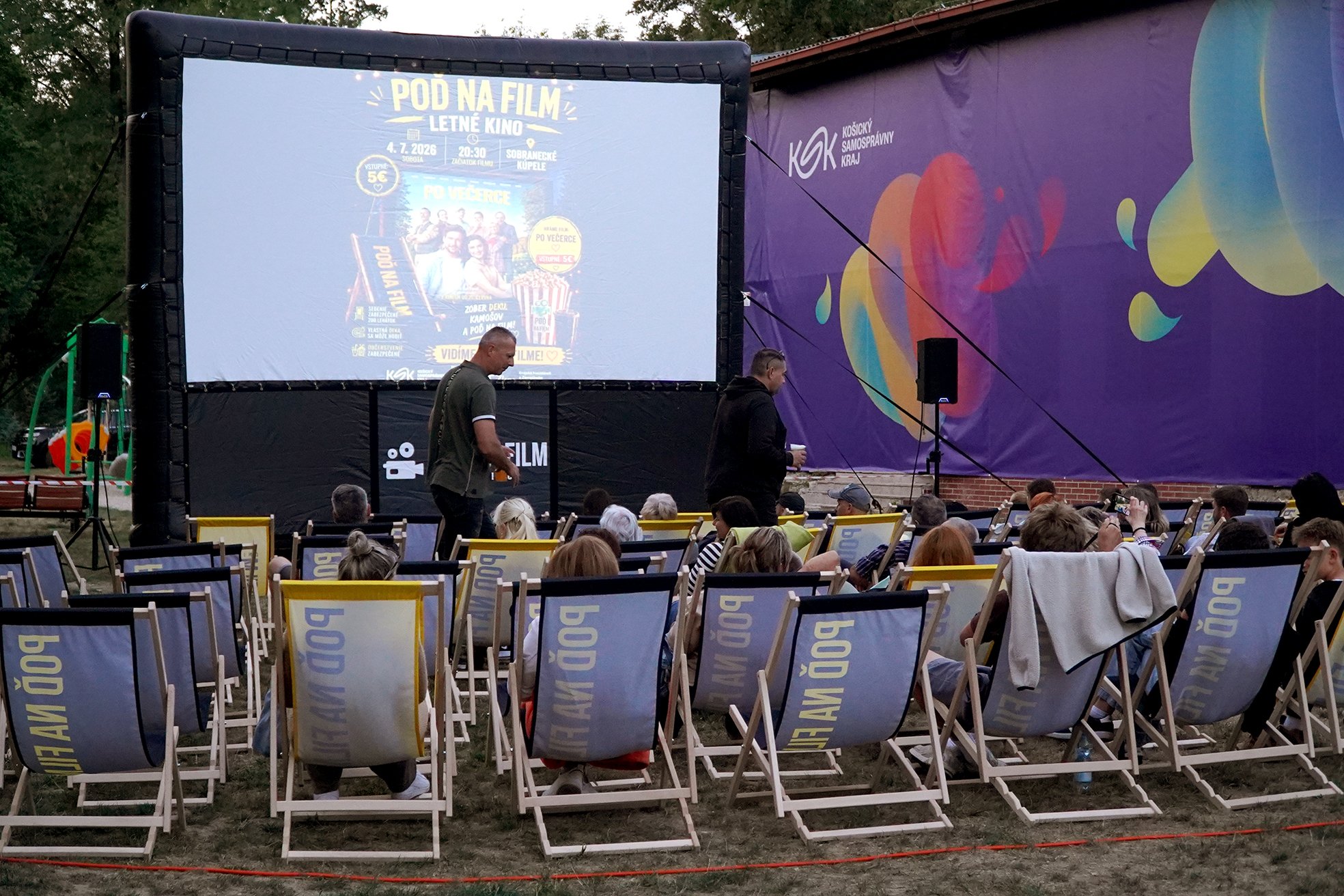 Letný večer pohybu, filmu a hviezd