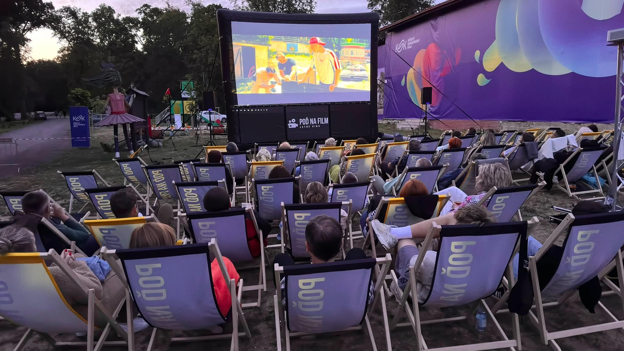 Letný večer pohybu, filmu a hviezd