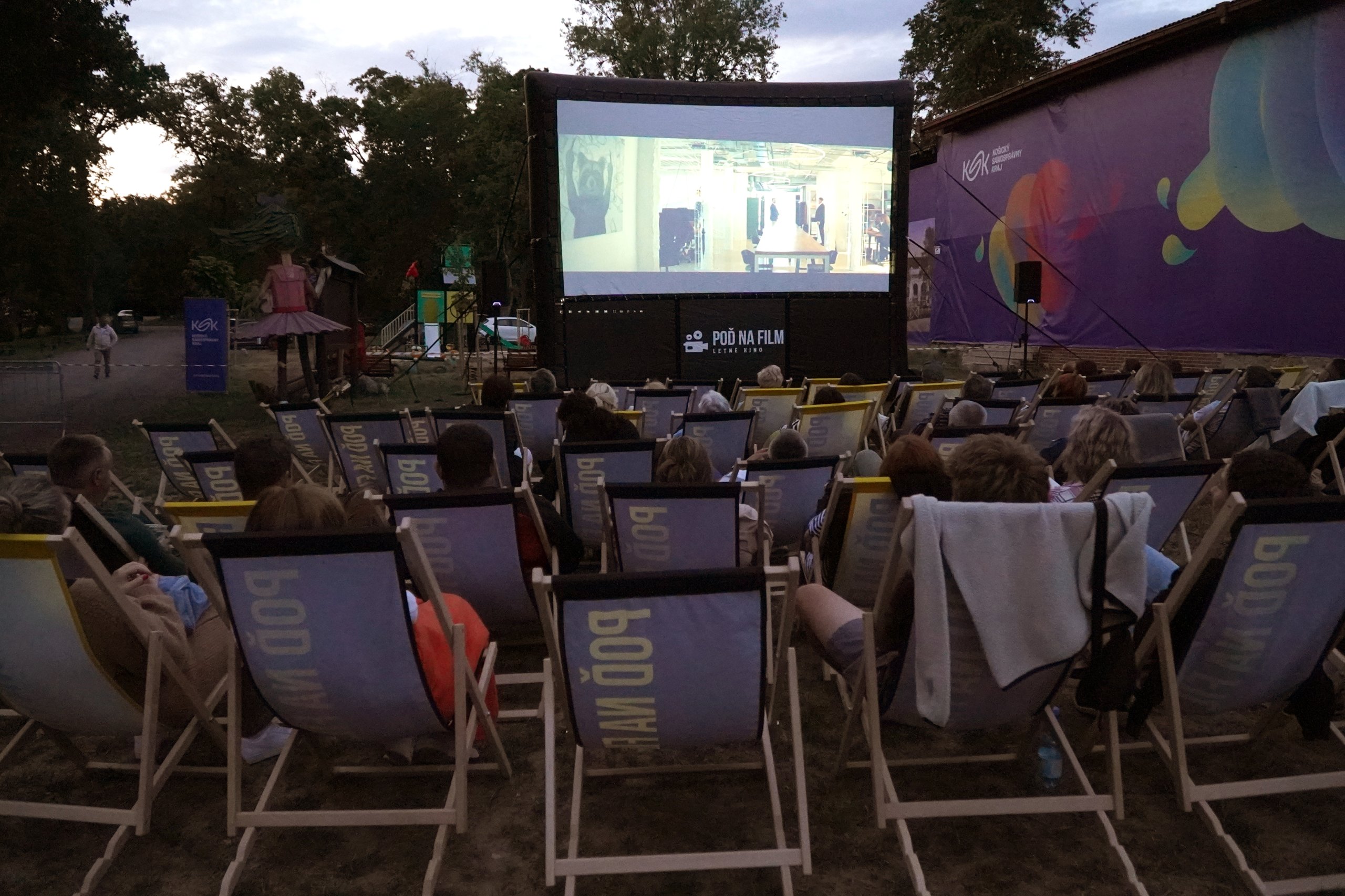 Letný večer pohybu, filmu a hviezd