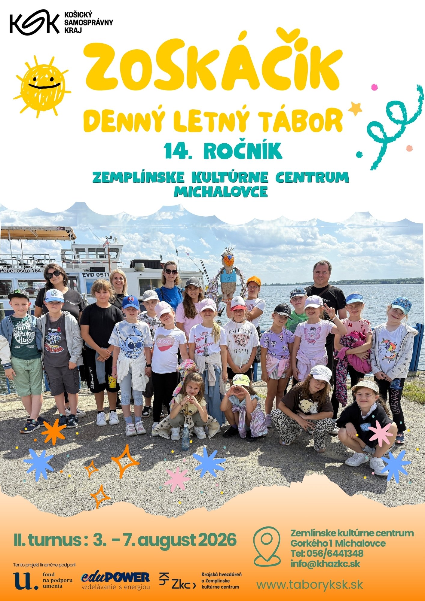 ZOSKÁČIK 2026 - Denný letný tábor - II. turnus