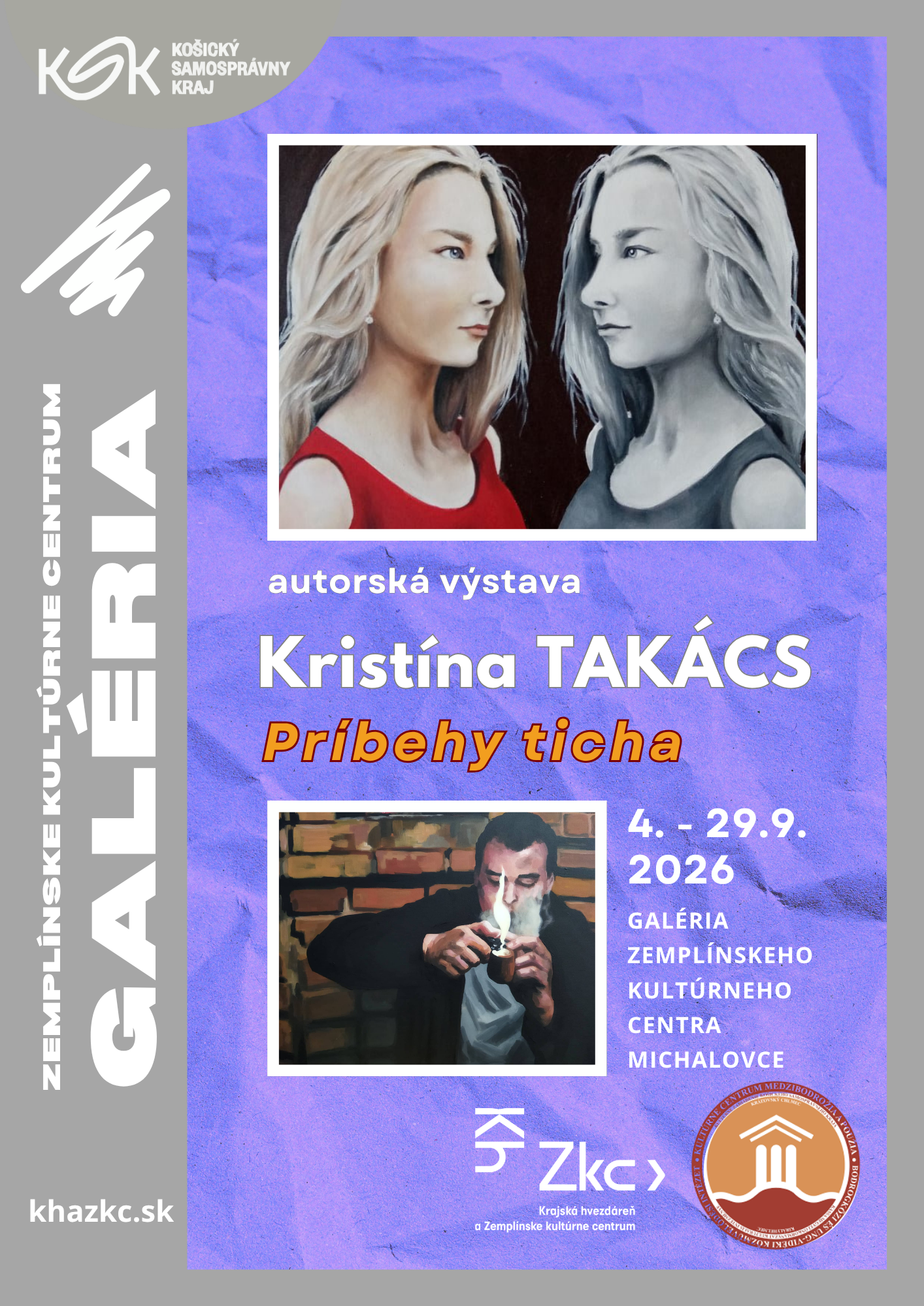 Kristína TAKÁCS - autorská výstava  Príbehy ticha