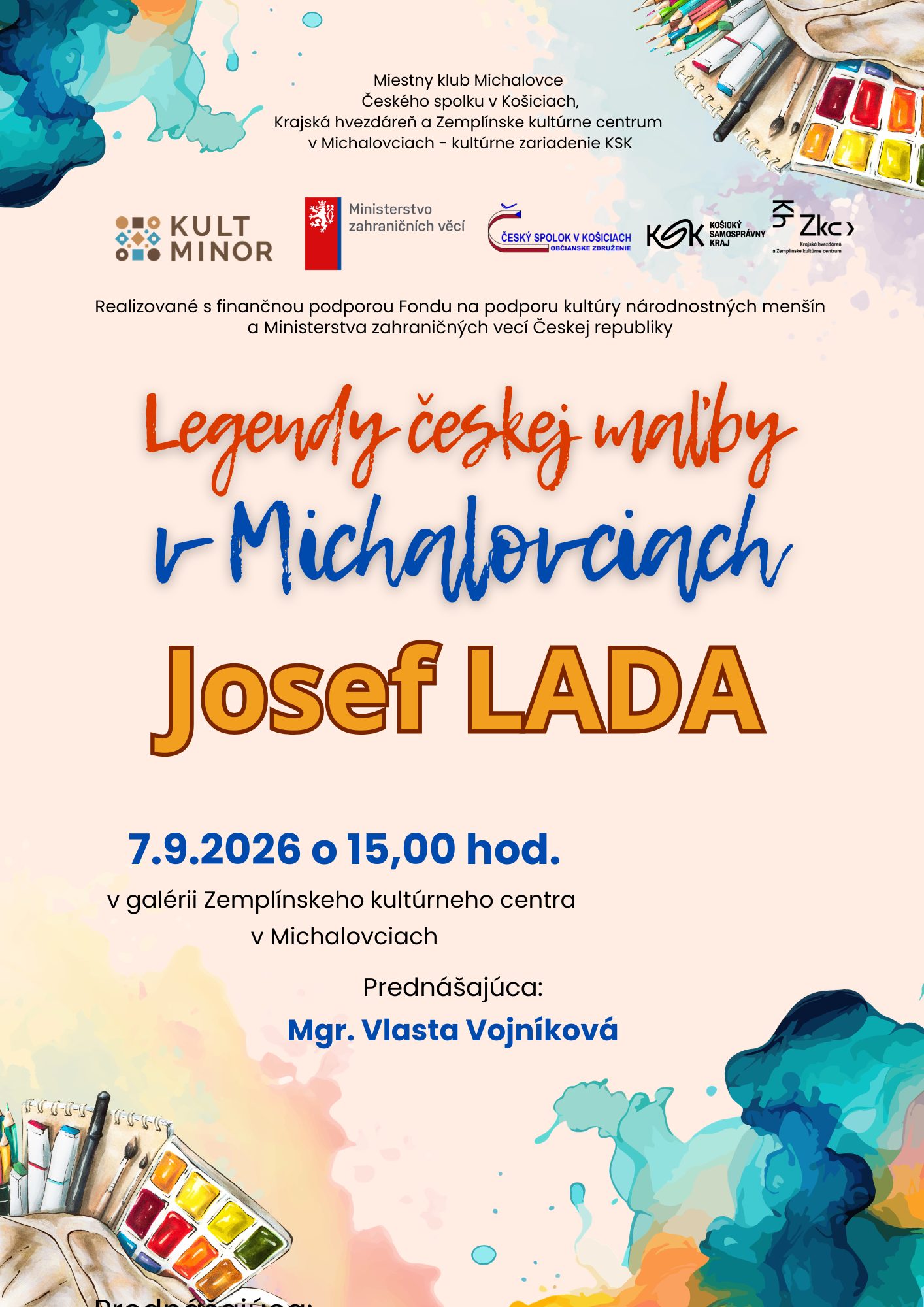 Legendy českej maľby v Michalovciach - Josef LADA