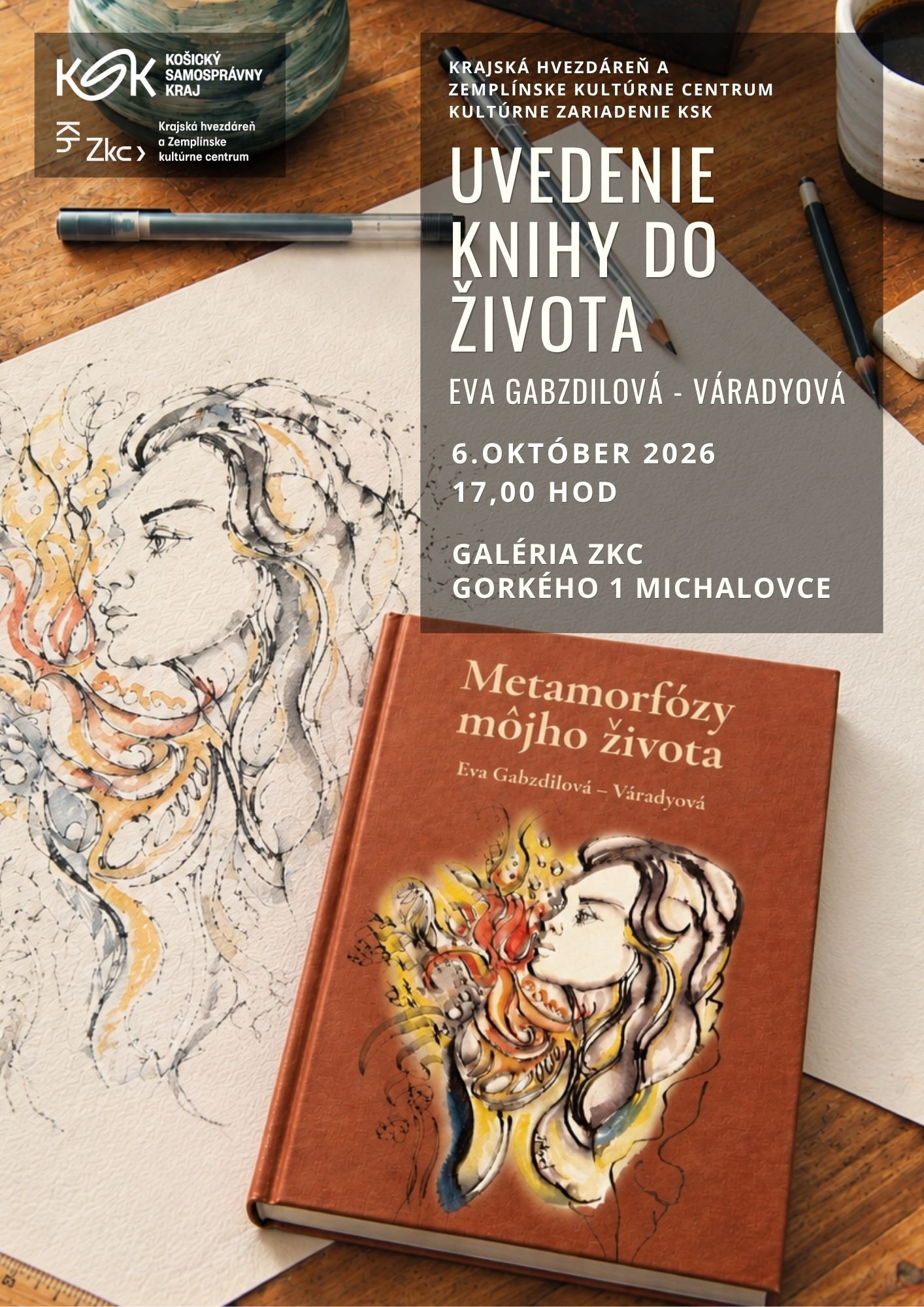 Uvedenie novej knihy - Metamorfózy môjho života
