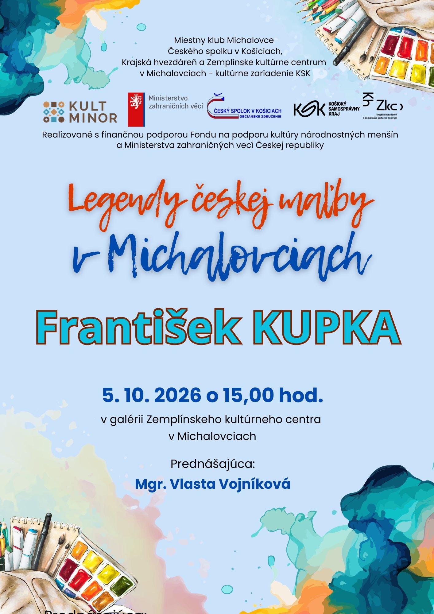 Legendy českej maľby v Michalovciach - František KUPKA