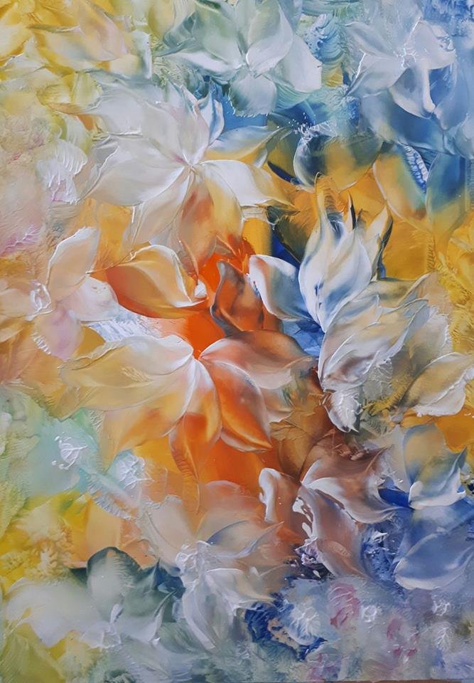 Martina Medveďová NÁDEJ enkaustika