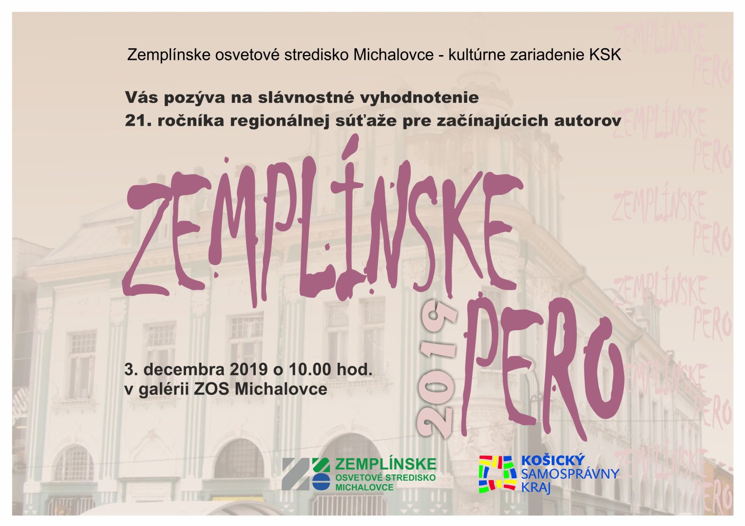 Zemplínske pero 2019