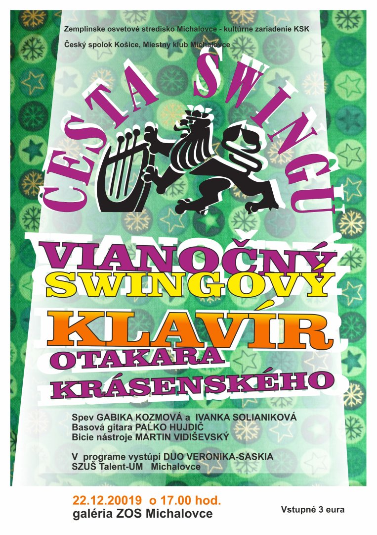 Vianočný swingový klavír Otakara Krasenského