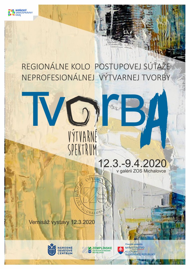TVORBA 2020 -reg. postupová súťaž a výstava prác nepr