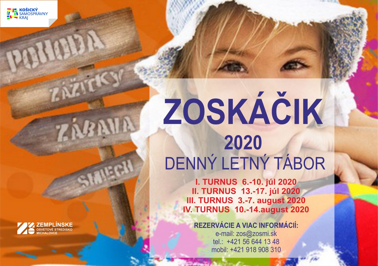 ZOSKÁČIK 2020 - Denný letný tábor I.turnus