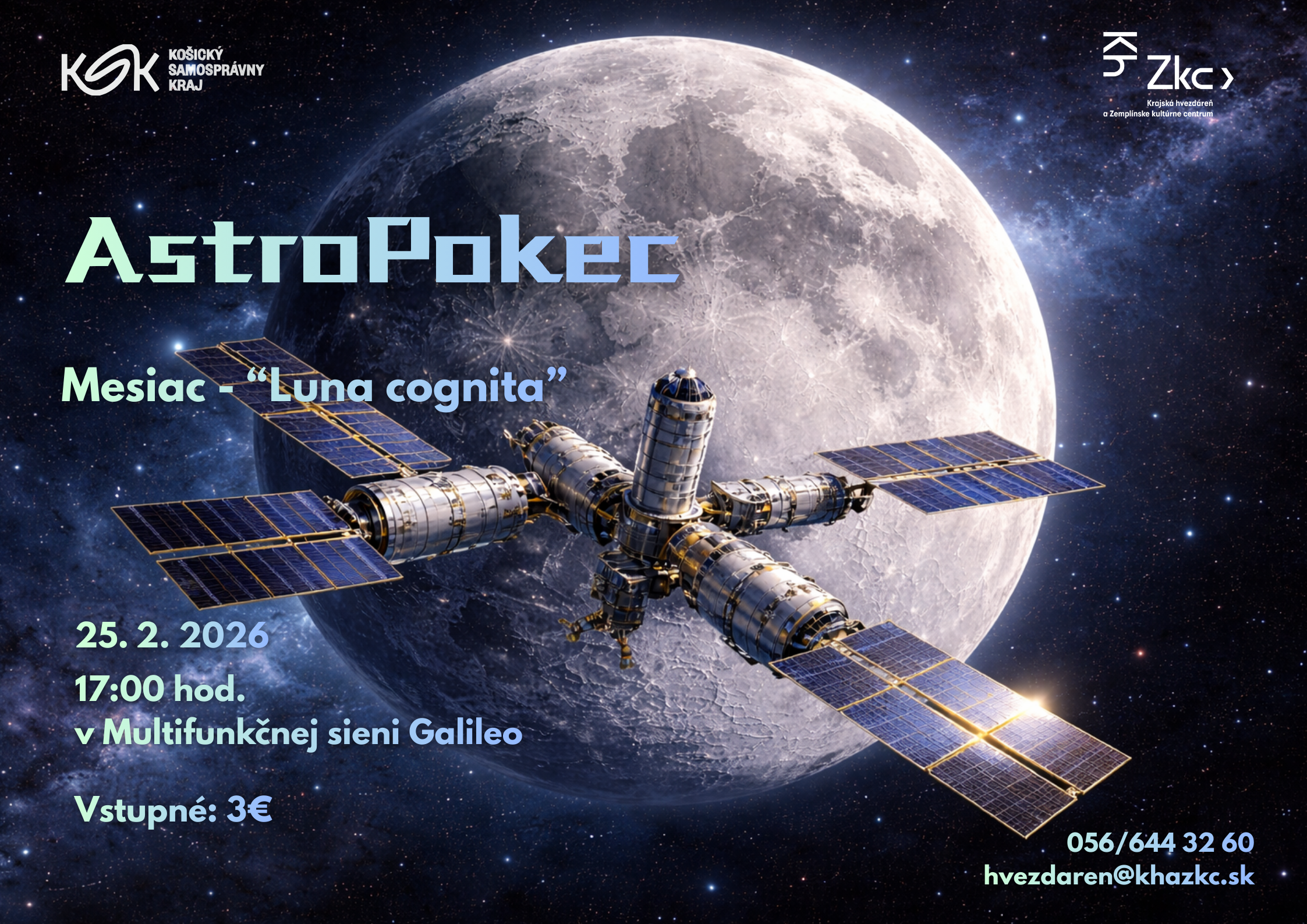 AstroPokec "Mesiac - Luna cognita"