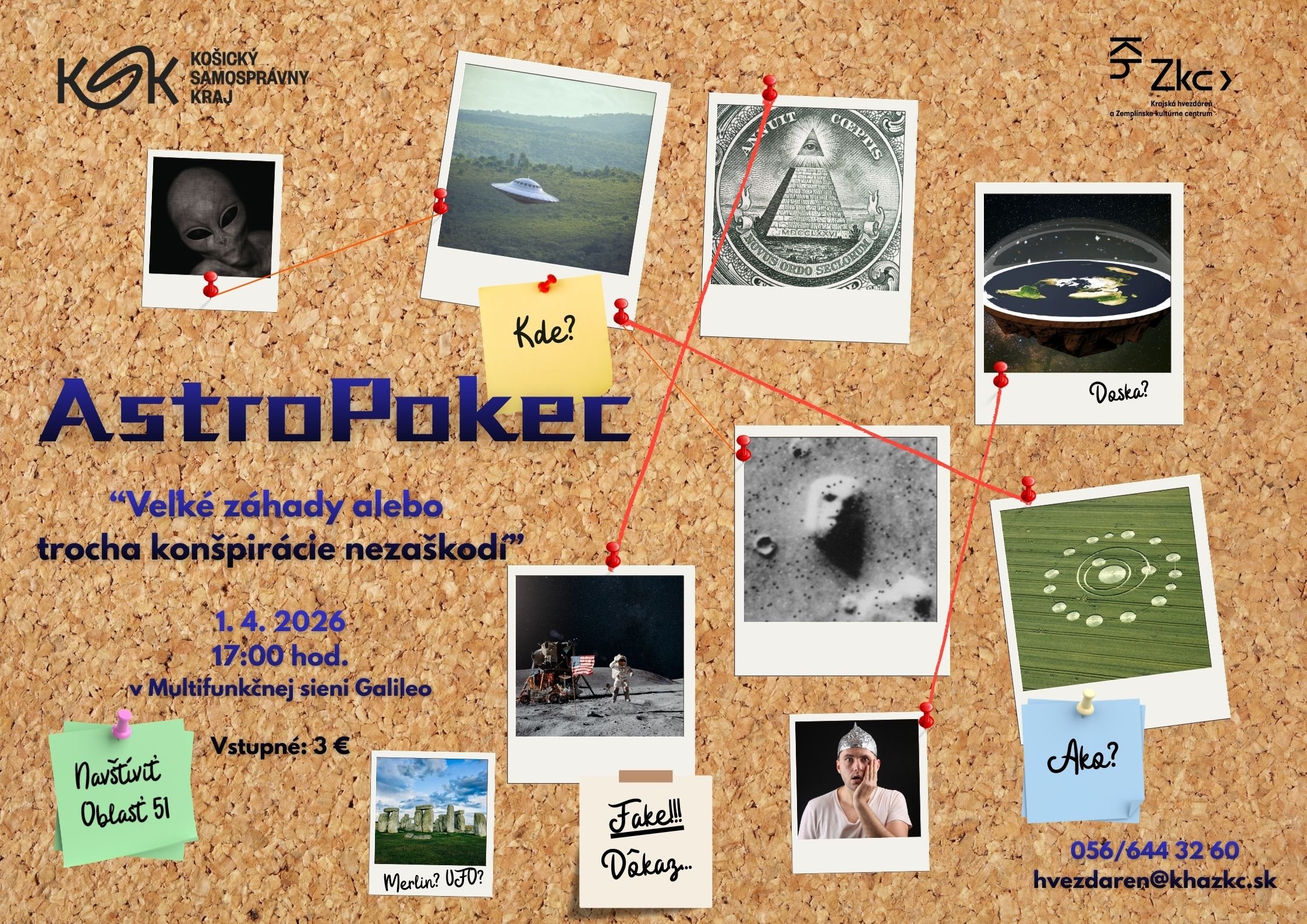 AstroPokec "Veľké záhady alebo trocha konšpirácie nezaškodí"