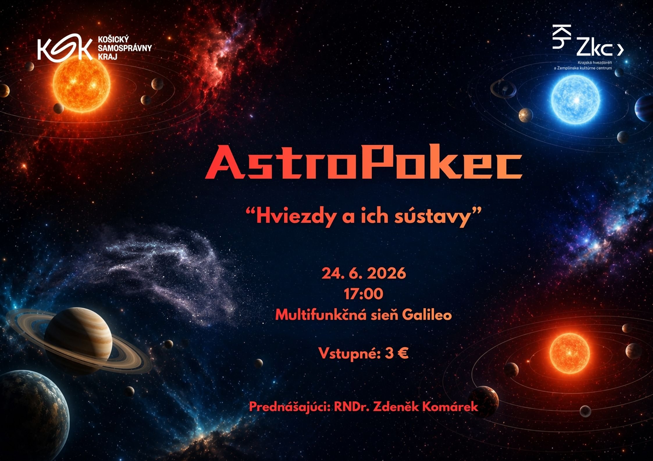 AstroPokec "Hviezdy a ich sústavy"