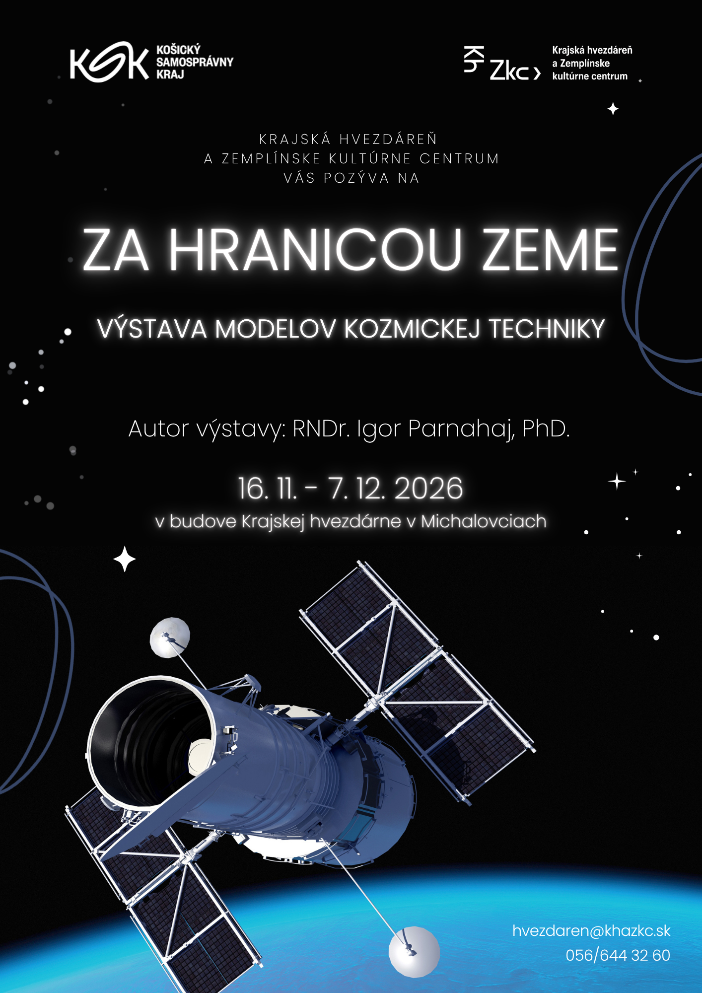 "Za hranicou Zeme" - výstava modelov kozmickej techniky