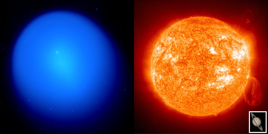 porovnanie veľkosti Slnka a kométy Holmes
